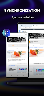 Opera browser with AI Screenshot