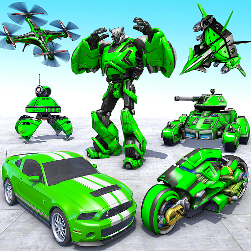 Army Robot Car Transform Games