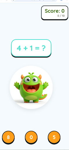 Math Monster Munch screenshot