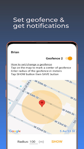 Lilac Location Sharing Screen 3