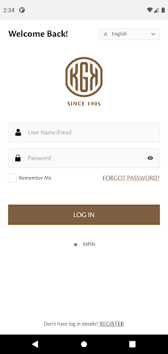 Android application KGK Live screenshort
