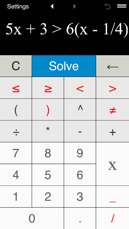Inequality Calculator - 2.1.7 - (Android)