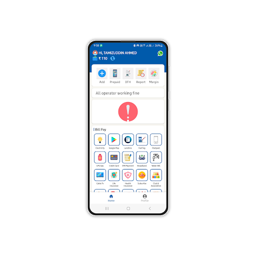 Android application iRecharge - Recharge & Billpay screenshort