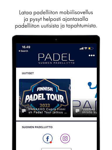 Padel.fi Screen 3