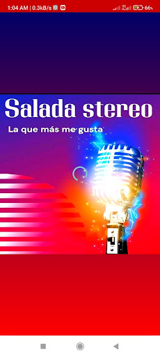 Android application Salada Stereo screenshort