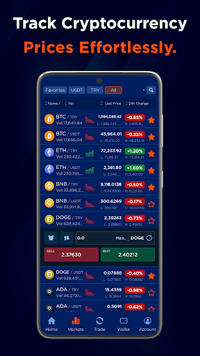 Keyex.io - Buy BTC, ETH Screen 3