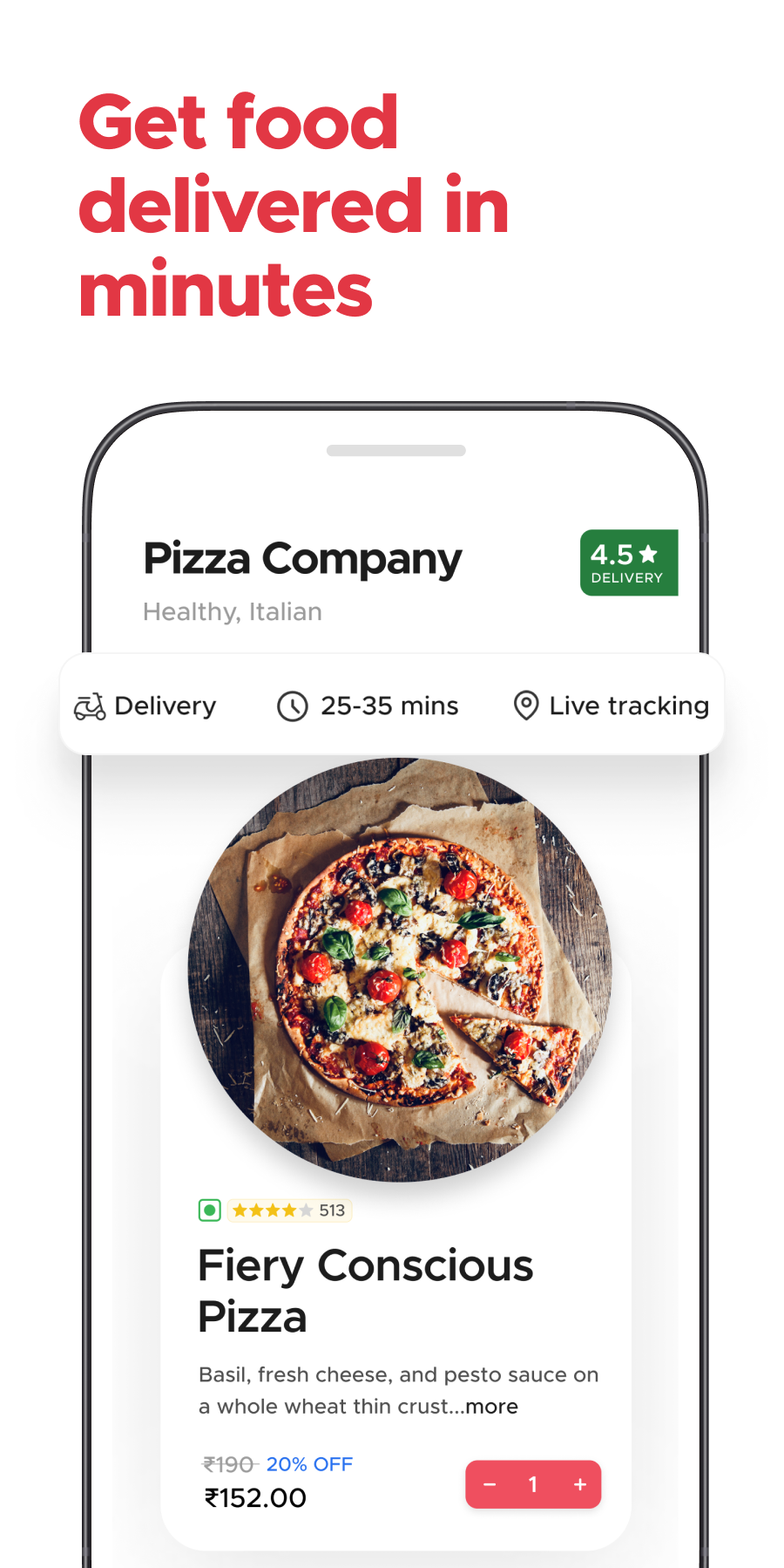 Android application Zomato: Food Delivery & Dining screenshort