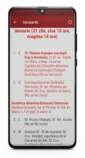 Calendar Ortodox 2023 exact Screen 3
