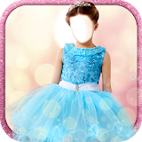 Kids Party Dress Girls Montage icon