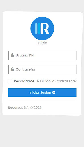 Android application Recursos S.A. screenshort