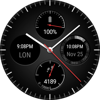 Wear Chronograph Watch Face 1.4.0 screenshots 1