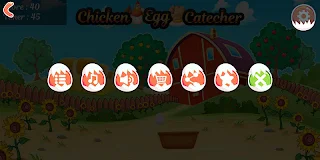 Chicken Egg Catcher Game - Screenshot 3