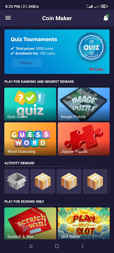 Coin Maker - Gaming Platform