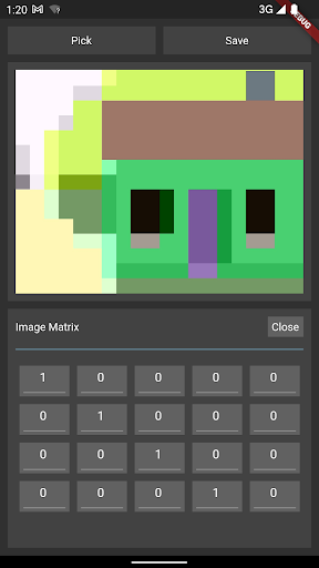 Image Editor With Matrix Screen 2