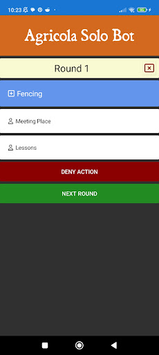 Android application Agricola Solo Bot screenshort