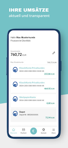 Android application Donner & Reuschel BankingApp screenshort