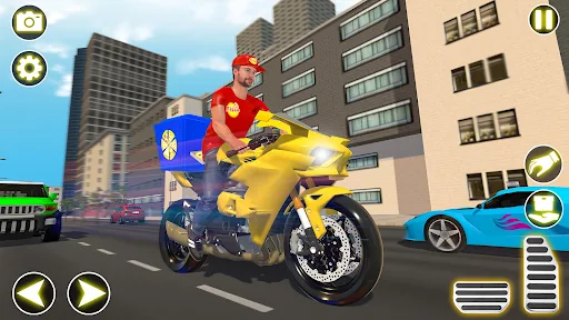 Pizza Delivery Game Bike Games