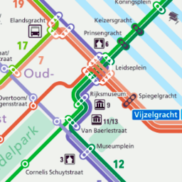 Icon image Amsterdam Metro & Tram Map