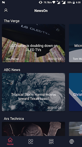 Android application NewsOn: News In Shorts screenshort