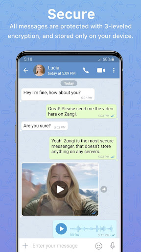 Zangi Messenger apkpoly screenshots 1