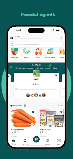 Android application Galata - Votre marché local screenshort
