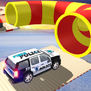 Police Mega Ramp Stunts: Car Stunts Games