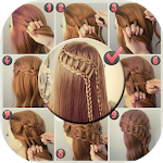 Cover Image of Télécharger Hairstyles Step by Step DIY 1.6.2 APK