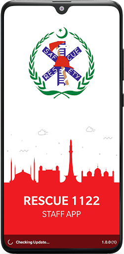 Android application Rescue Staff screenshort