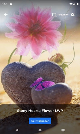 Stony Hearts Flower LWP