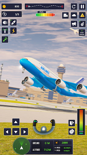 Android application Airplane Game Flight Simulator screenshort