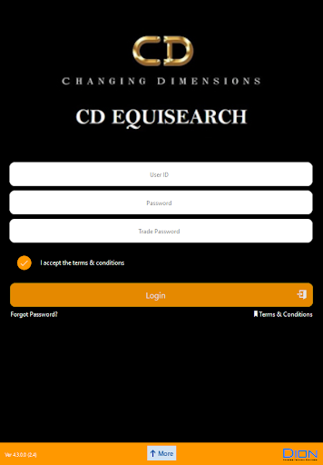 CdEqui Trade Express Screen 3