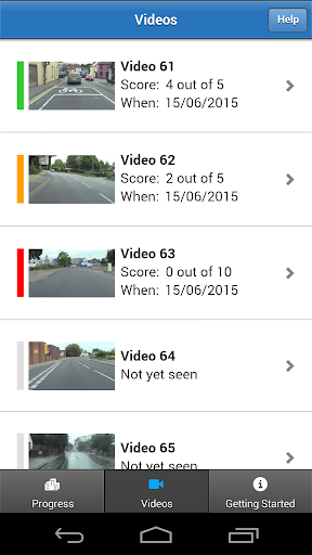 DT4A Hazard Perception Vol 8 Screen 3