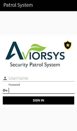 Android application Aviorsys Security Patrol screenshort