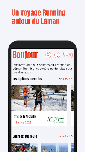 Android application Léman Running screenshort