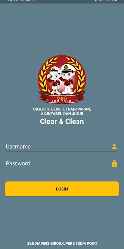 Android application C&C SDM POLRI screenshort