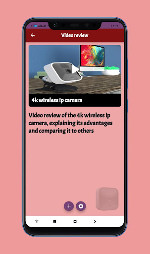 Android application 4k wireless ip camera Guide screenshort
