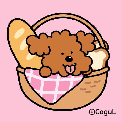 카카오톡 테마 - 심플 강아지톡_푸들 logo