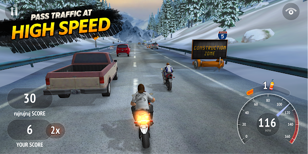 Highway Rider Motorcycle Racer Apk Mod for Android [Unlimited Coins/Gems] 2