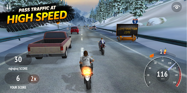 Highway Rider Motorcycle Racer स्क्रीनशॉट