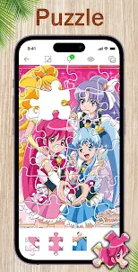 Precure Game Puzzle プリキュアシリーズ