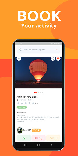 Yjoz: Rental & Booking Screen 2