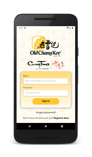 Old Chang Kee Rewards Screen 2