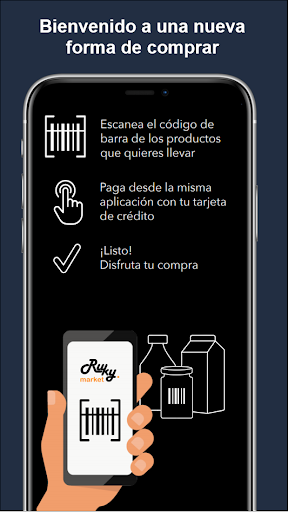 Android application Ruky - Escanea y paga screenshort