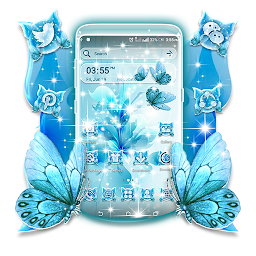Icon image Flower Butterfly Glitter Theme