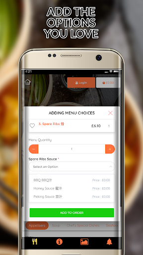 Chopsticks Takeaway Screen 3