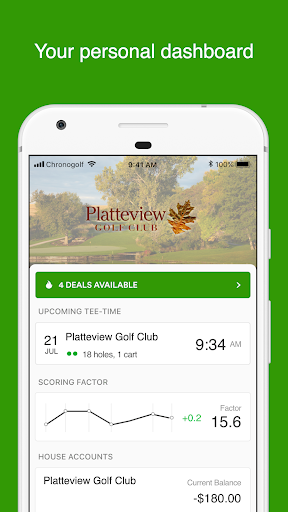 Android application Platteview Golf Club screenshort