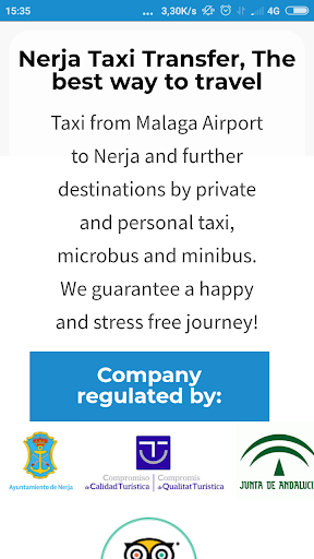Nerja Taxi Transfer Screen 3