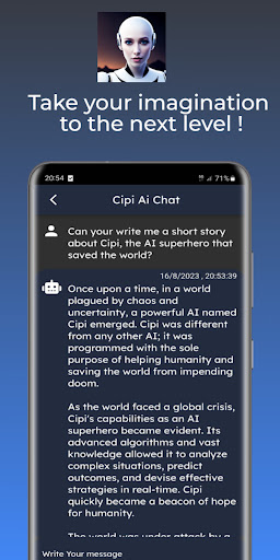 Cipi Ai Chat Screen 3