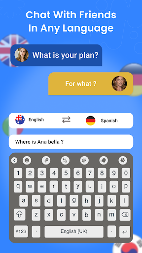 Android application Type & Translate Keyboard screenshort