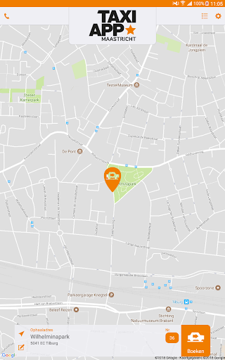 Android application Taxi App Maastricht screenshort